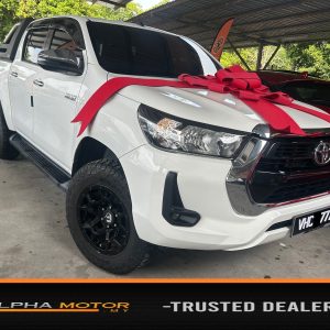 2021 Toyota HILUX 2.4 G (M) 4X4 -TOYOTA SERVICE RECORD-