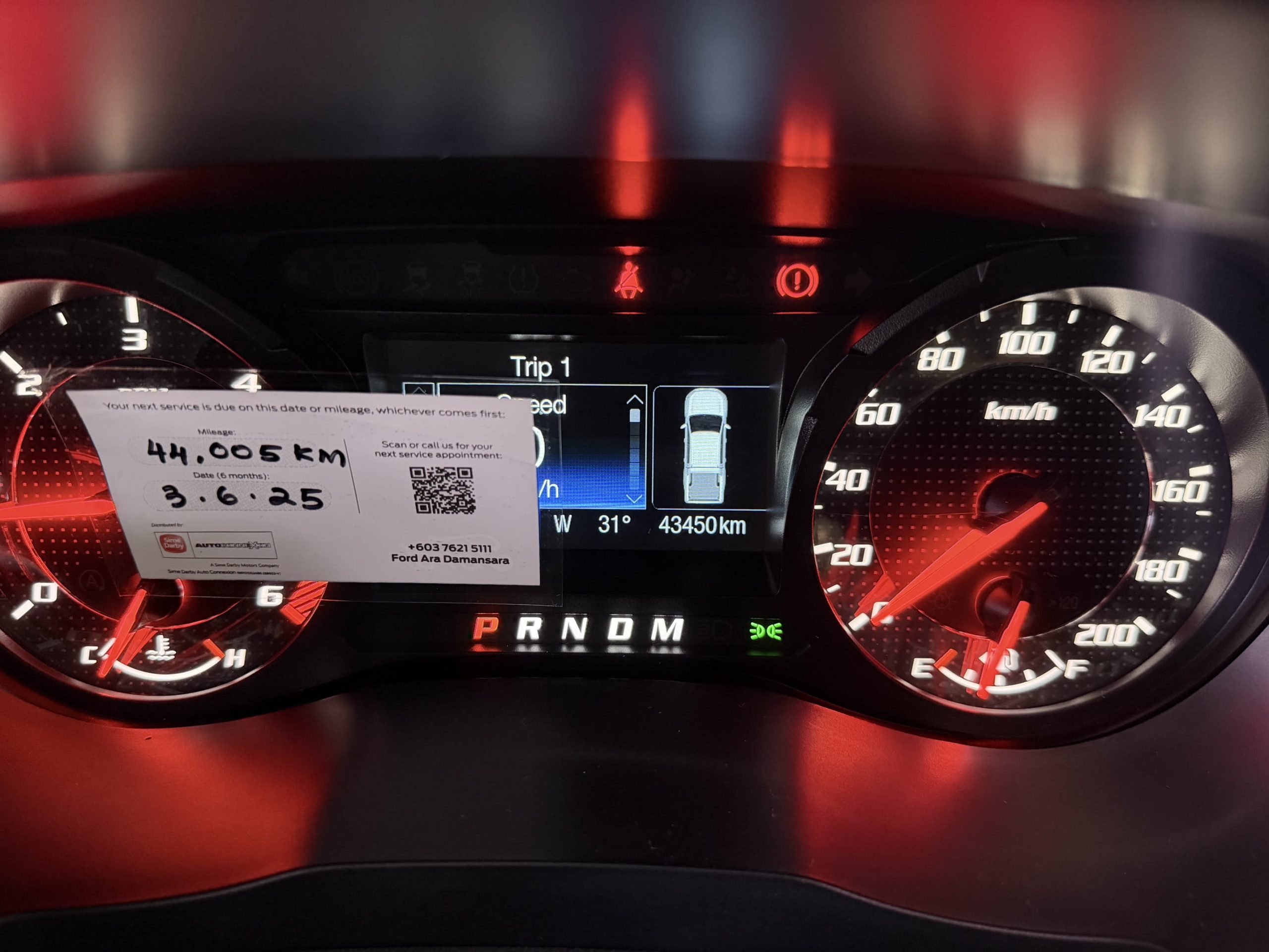 Ford RANGER 2.0 (A) 4X4 RAPTOR SPORTY SERVICE RECORD - Image 3